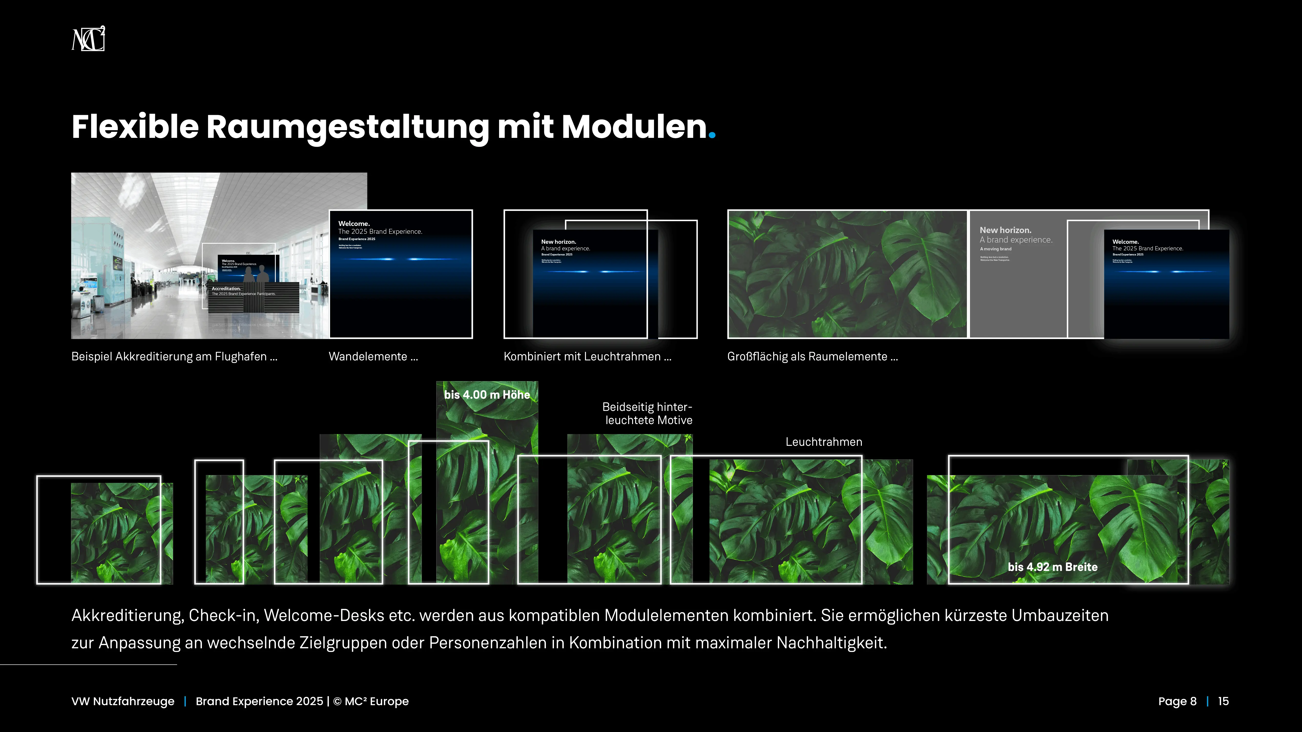 VW Nutzfahrzeuge Konzept Flexible Raumgestaltung